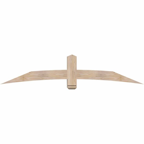 Ekena Millwork Bellingham Smooth Timber Gable Bracket, Douglas Fir, 84"W x 17"H x 5 1/2"D x 5 1/2"F, 5/12 Pitch GBW084X17X0606BEL00SDF - main